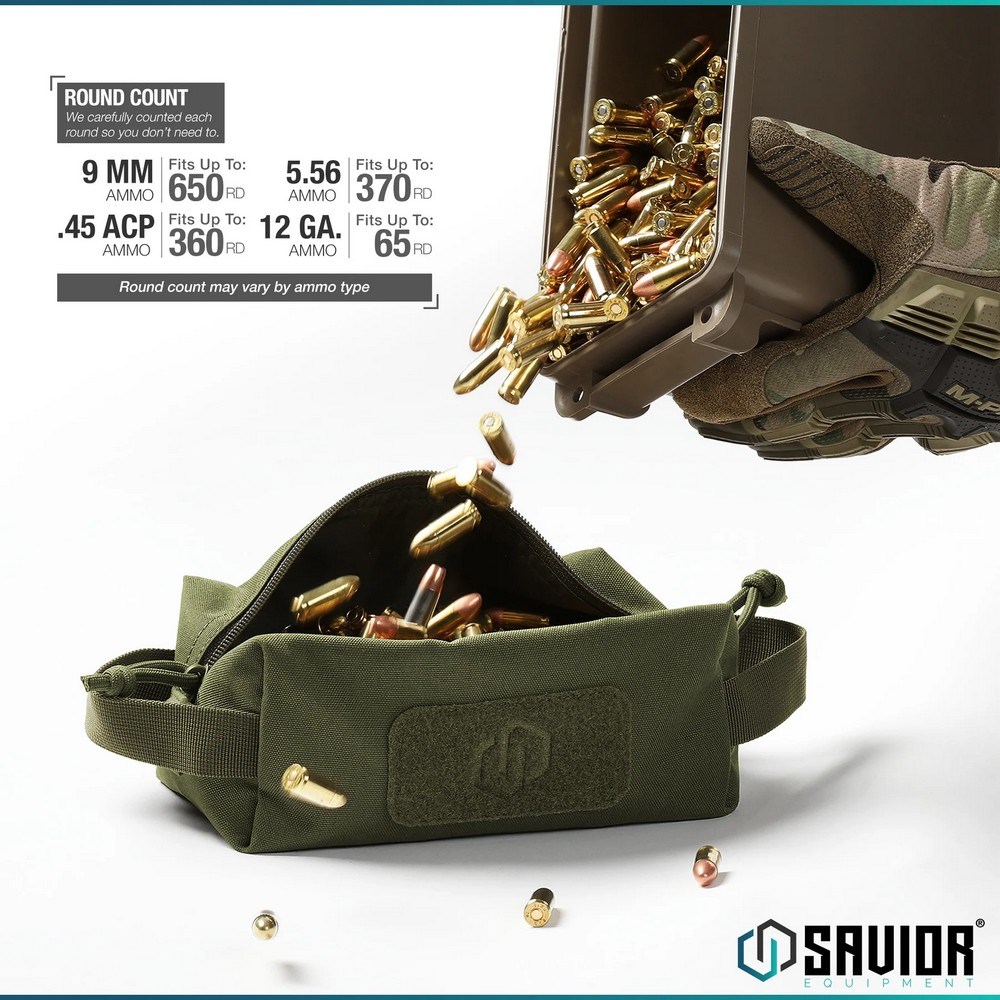 SAVIOR LOOSE SAC Mühimmat Çantası (4lü) (K.Yeşil)