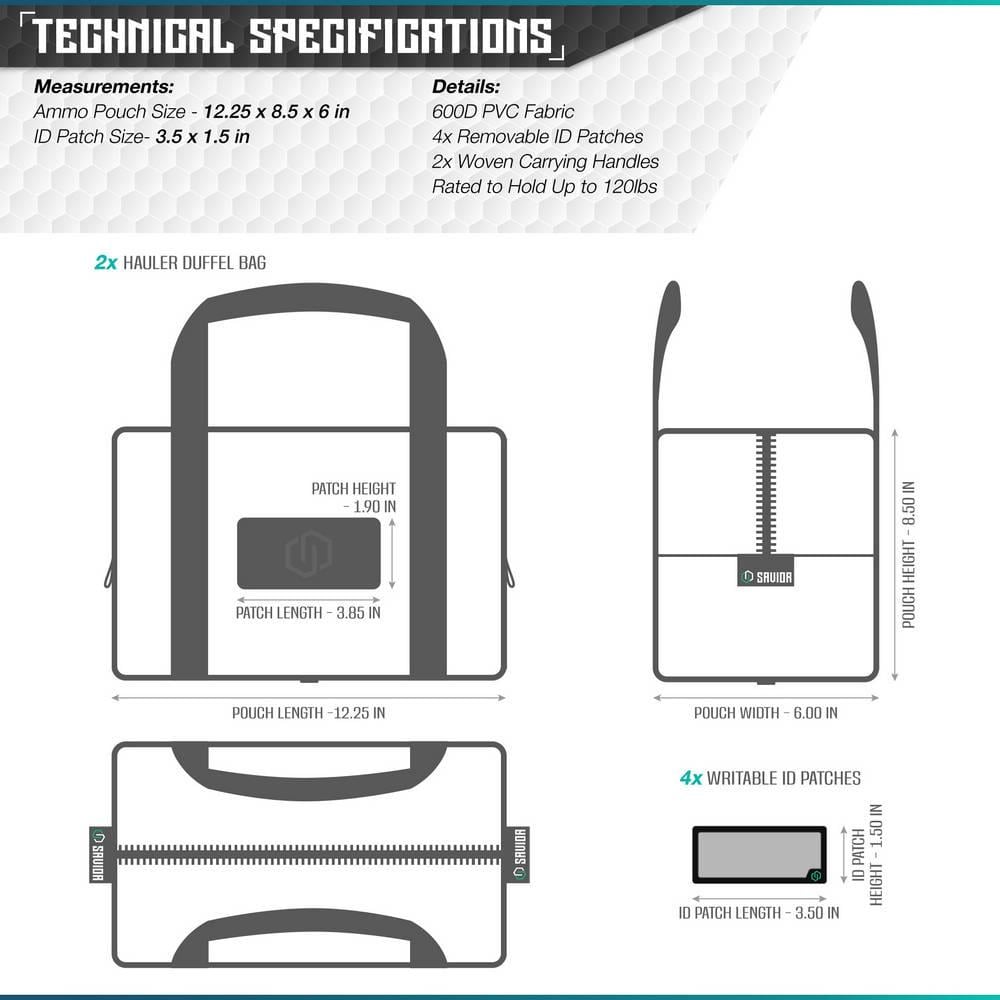SAVIOR MINI HAULER Duffle Çanta (2li) (Kamuflaj)