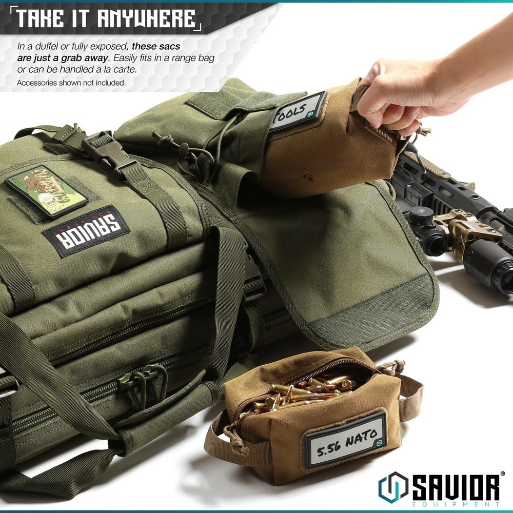 SAVIOR MINI LOOSE SAC Mühimmat Çantası (4lü) (Toprak)