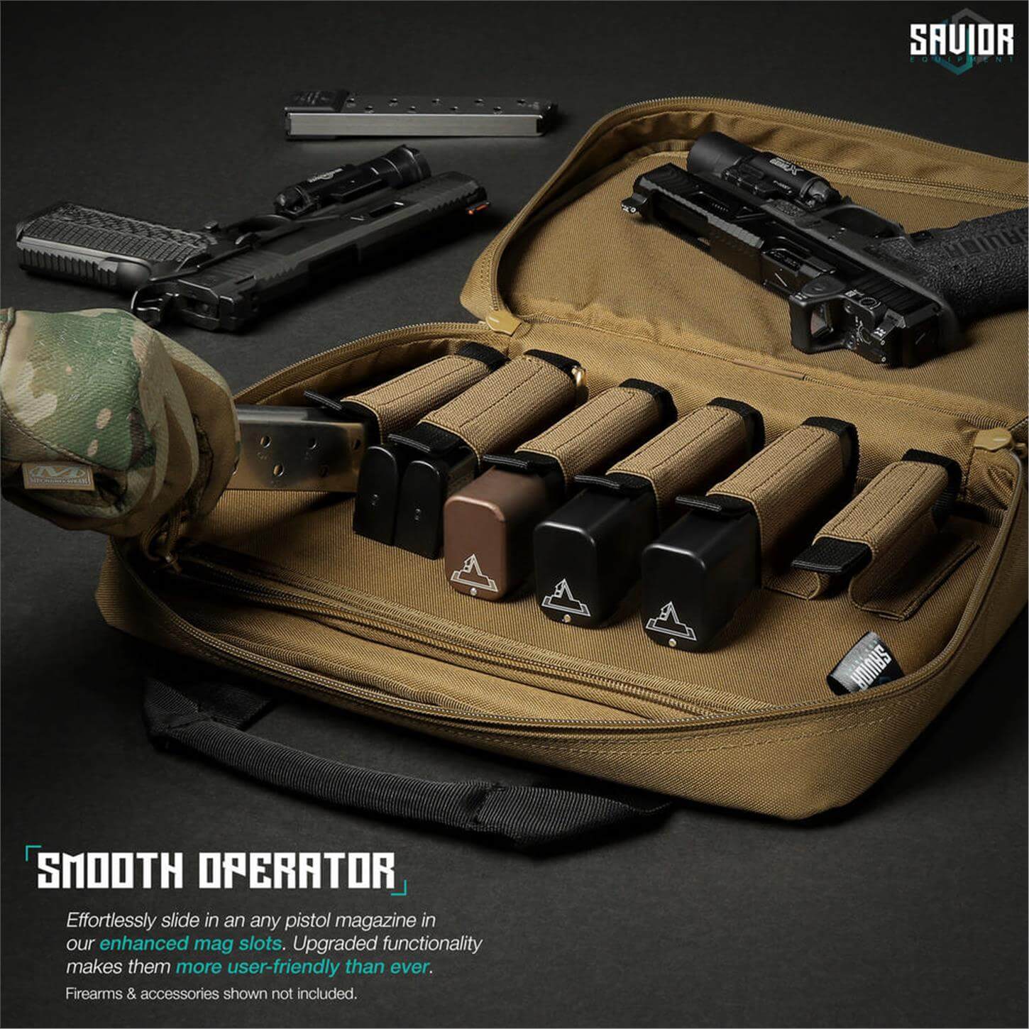 SAVIOR SPECIALIST Çift Kapasiteli Tabanca Çantası (Toprak)