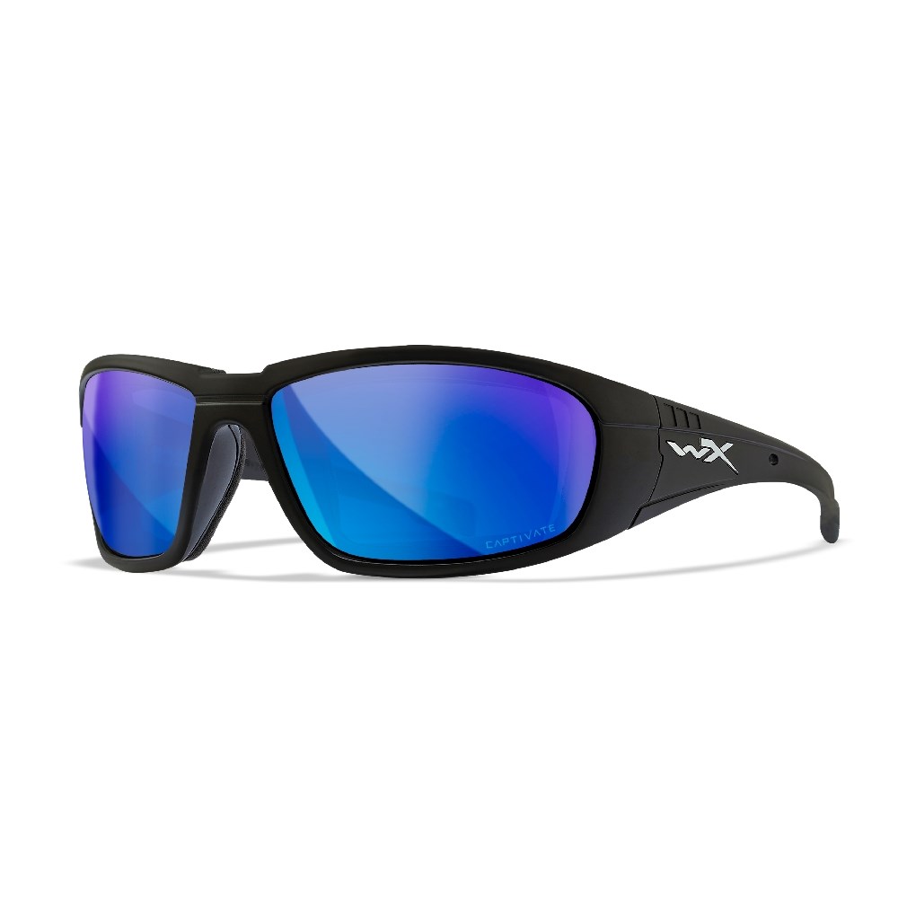 WILEY X BOSS Captivate Polarized Güneş Gözlüğü (Siyah)