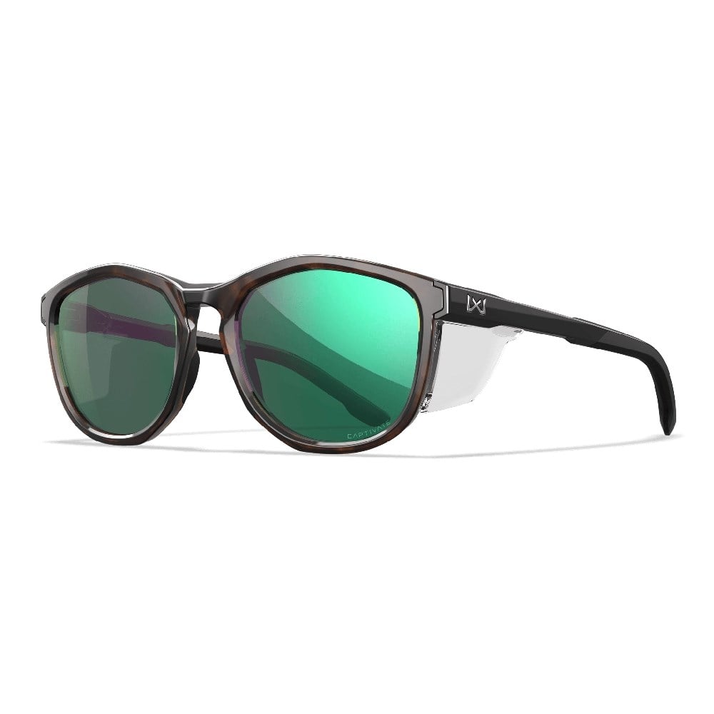 WILEY X Bravo Captivate Polarized Güneş Gözlüğü (Yeşil Aynalı)