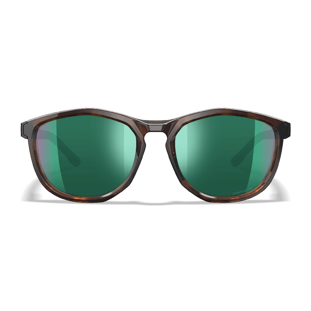 WILEY X Bravo Captivate Polarized Güneş Gözlüğü (Yeşil Aynalı)