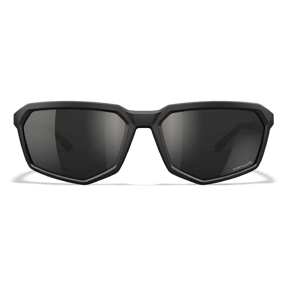 WILEY X RECON Captivate Polarized Güneş Gözlüğü (Siyah)