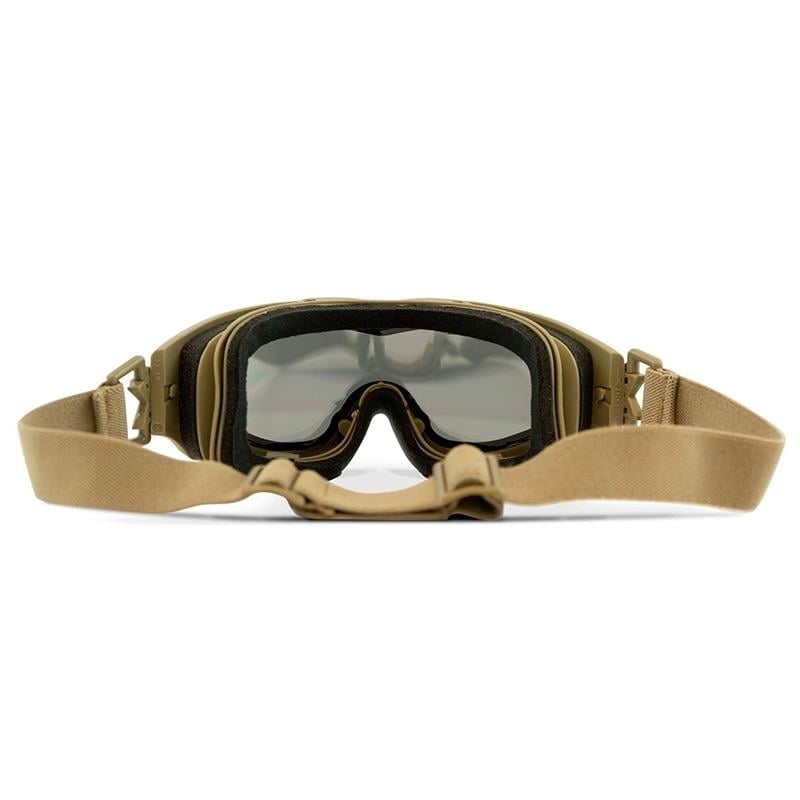 WILEY X SPEAR Goggle Balistik Gözlük (2 Lens) (Kahverengi)