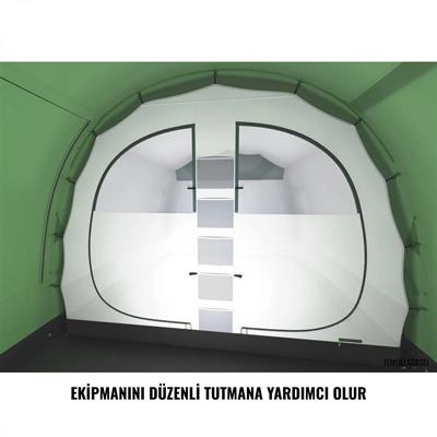 HUSKY Caravan 12 5 Kişilik Çadır (Yeşil)