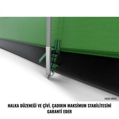 HUSKY Caravan 17 5 Kişilik Çadır (Yeşil)