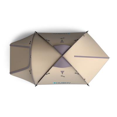 HUSKY Bizon Plus 3 Kişilik Çadır (A.Kahve)