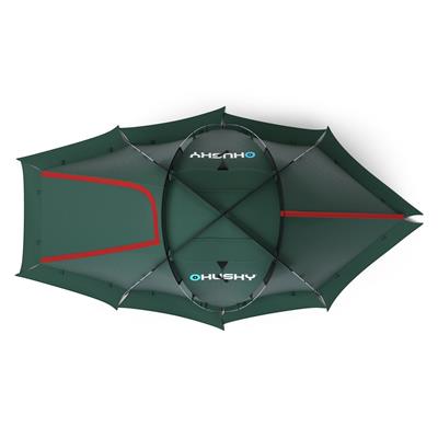 HUSKY Fighter 3-4 Kişilik Çadır (Yeşil)