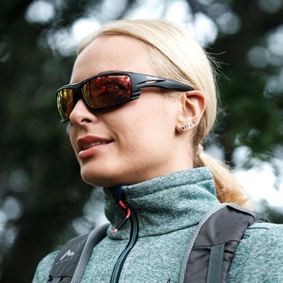 DEMON Outdoor Spor Gözlük (Siyah Kırmızı)
