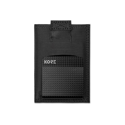KORE İnce Taktikal Cüzdan + Carbon Fiber Para Klipsi