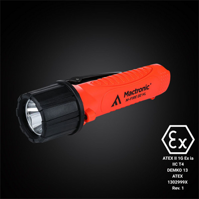 MACTRONIC M-FIRE 02 HL Atex El Feneri 290 Lümen