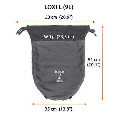 OVERADE Loxi Kilitli Bisiklet Çantası (9 L)