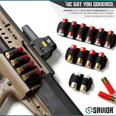 SAVIOR 6lı 12 Kalibre Fişek Kılıfı (Gri) (2li)