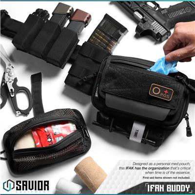 SAVIOR IFAK BUDDY İlk Yardım Çantası (Siyah)