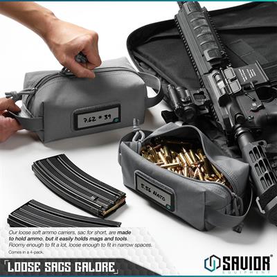 SAVIOR LOOSE SAC Mühimmat Çantası (4lü) (Toprak)