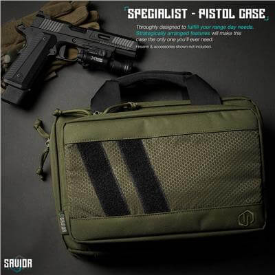 SAVIOR SPECIALIST Çift Kapasiteli Tabanca Çantası (K.Yeşil)