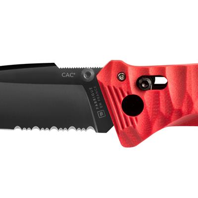 TB OUTDOOR CAC G10 Saplı Tirbüşonlu Tırtıklı Çakı (Siyah)
