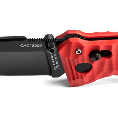 TB OUTDOOR CAC S200 G10 Saplı Çakı (Kırmızı)