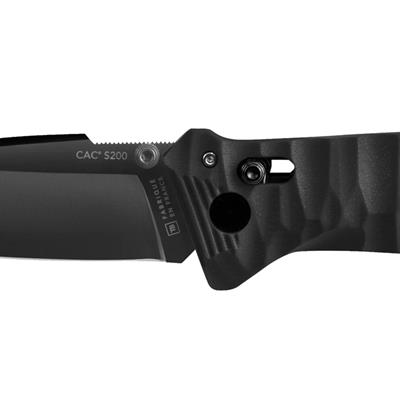 TB OUTDOOR CAC S200 G10 Saplı Çakı (Siyah)