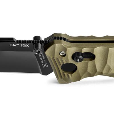 TB OUTDOOR CAC S200 PA6 Saplı Çakı (Haki)