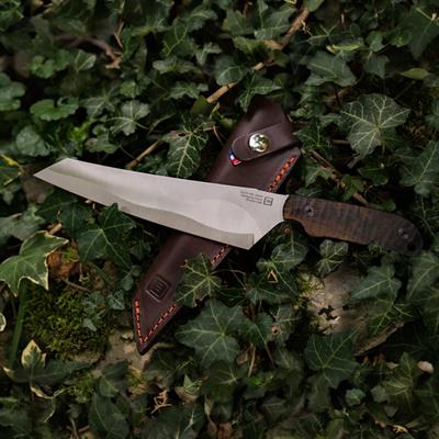 TB OUTDOOR DRAVIK Ziricote Ahşap Saplı Bıçak (K.Kahve)