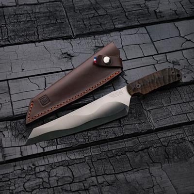 TB OUTDOOR DRAVIK Ziricote Ahşap Saplı Bıçak (K.Kahve)