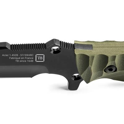 TB OUTDOOR MARAUDEUR G10 Saplı Bıçak (Haki)