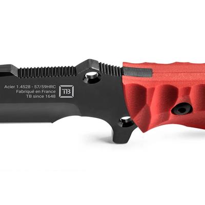 TB OUTDOOR MARAUDEUR G10 Saplı Bıçak (Kırmızı)