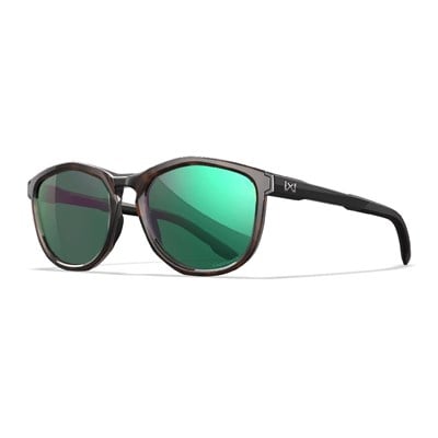WILEY X Bravo Captivate Polarized Güneş Gözlüğü (Yeşil Aynalı)