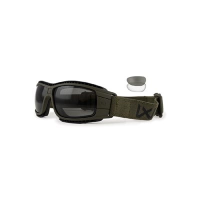 WILEY X LYNX Goggle Balistik Gözlük (2 Lens) (Yeşil)