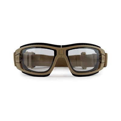 WILEY X LYNX Goggle Balistik Gözlük (2 Lens) (Kahverengi)