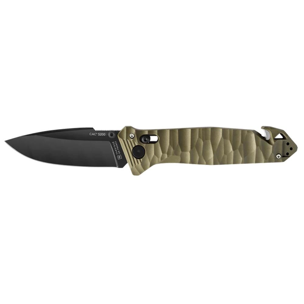 TB OUTDOOR CAC S200 PA6 Saplı Bıçak (Haki) TB OUTDOOR | Politak Store