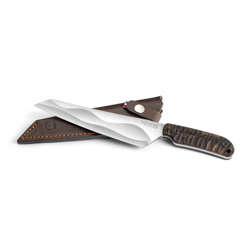TB OUTDOOR DRAVIK Ziricote Ahşap Saplı Bıçak (K.Kahve) TB OUTDOOR | Politak Store