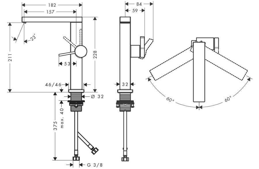 TECTURİS E LAVABO BATARYASI 210 KROM