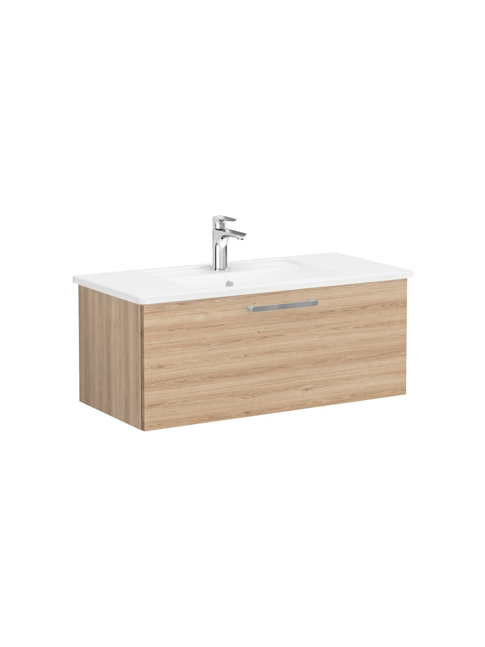 ROOT LAVABO DOLABI KAPAKLI 100 CM DOĞAL MEŞE