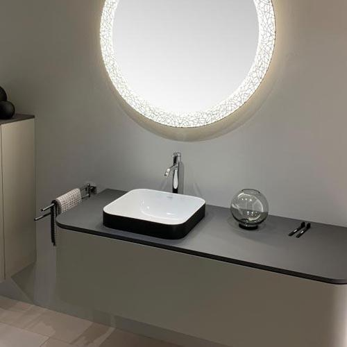 HAPPY D.2 PLUS ÇANAK LAVABO 40CM İÇ BEYZ DIŞ M.ANT