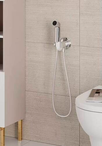 TAHARET DUŞU SICAK-SOĞUK MİX 125CM HORTUM İLE KROM