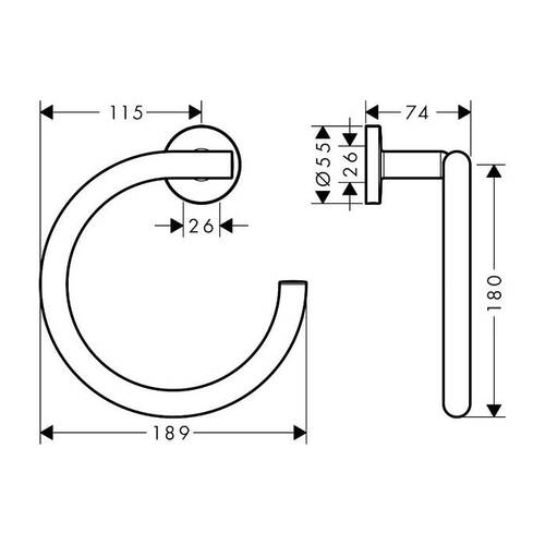 LOGİS UNİVERSAL HALKA HAVLULUK KROM 
