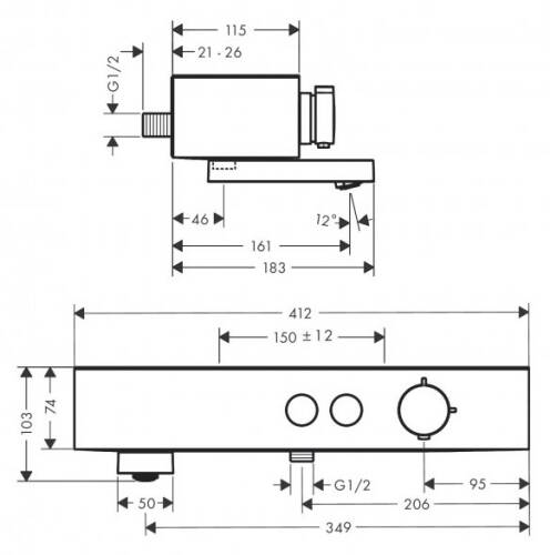 BANYO TERMOSTAT 400 APLİKE MONTAJ