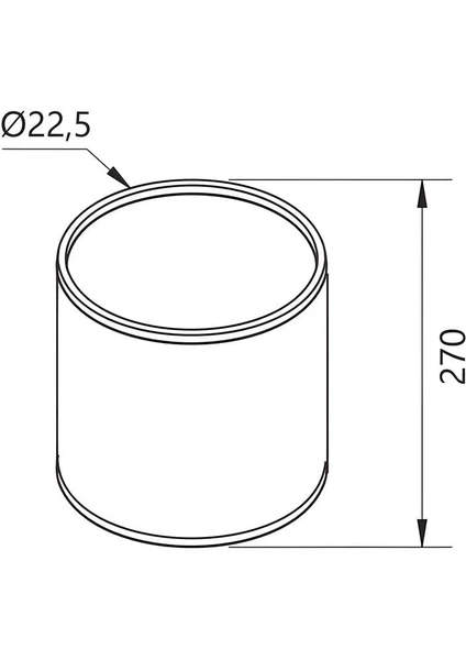 KAPAKSIZ ÇÖP KOVASI 12L KROM-PASLANMAZ SS304