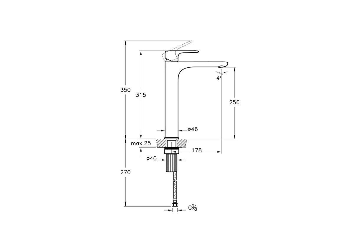 ROOT ROUND LAVABO BATARYASI (ÇANAK)