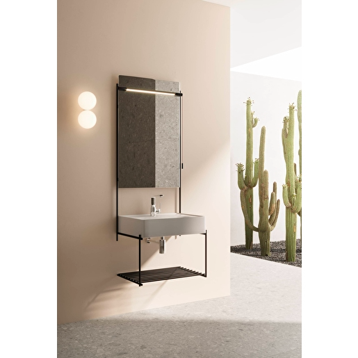 VİT EQUAL LAVABO ÜNİTESİ, 60CM, RAFLI