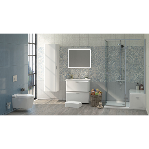 NEST TRENDY LAVABO DOLABI 80CM 2 ÇEKMECELİ P.BEYAZ
