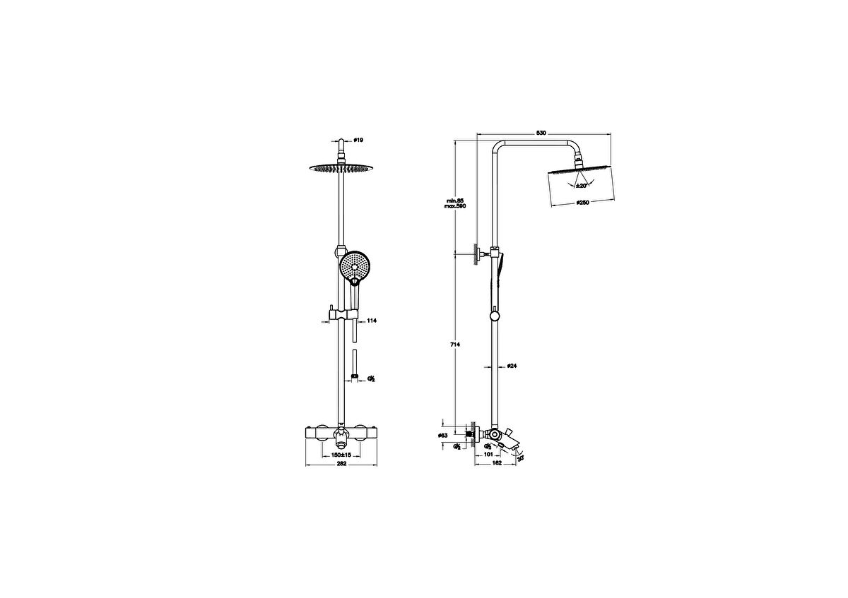 AQUAHEAT BLİSS 250B BANYO SİSTEMİ
