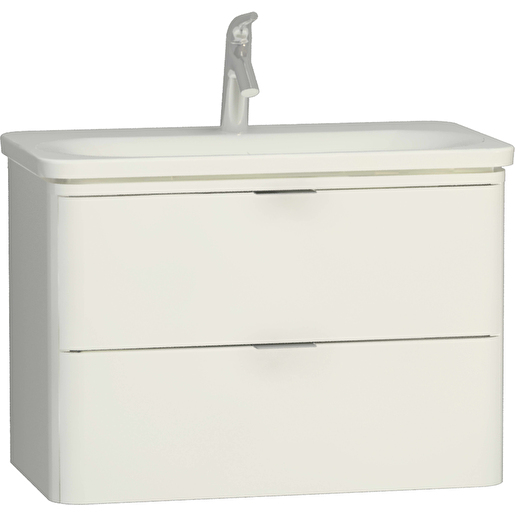 NEST TRENDY LAVABO DOLABI 80CM 2 ÇEKMECELİ P.BEYAZ