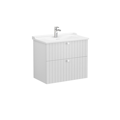 ROOT GROOVE LAVABO DOLABIÇK 80 CM MAT AÇIK GRİ