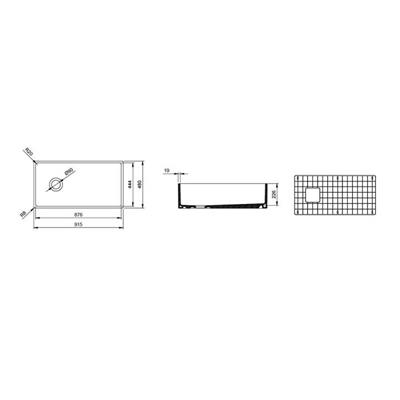 CONTEMPO MUTFAK EVİYESİ 91 CM - BEYAZ