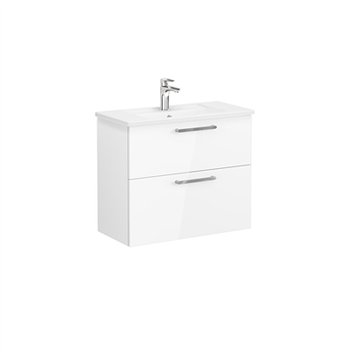 ROOT LAVABO DOLABI ÇİFT ÇEKM. DAR 80CM P.BEYAZ