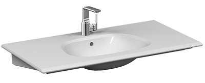 FRAME ETAJERLİ LAVABO 100 CM - BEYAZ